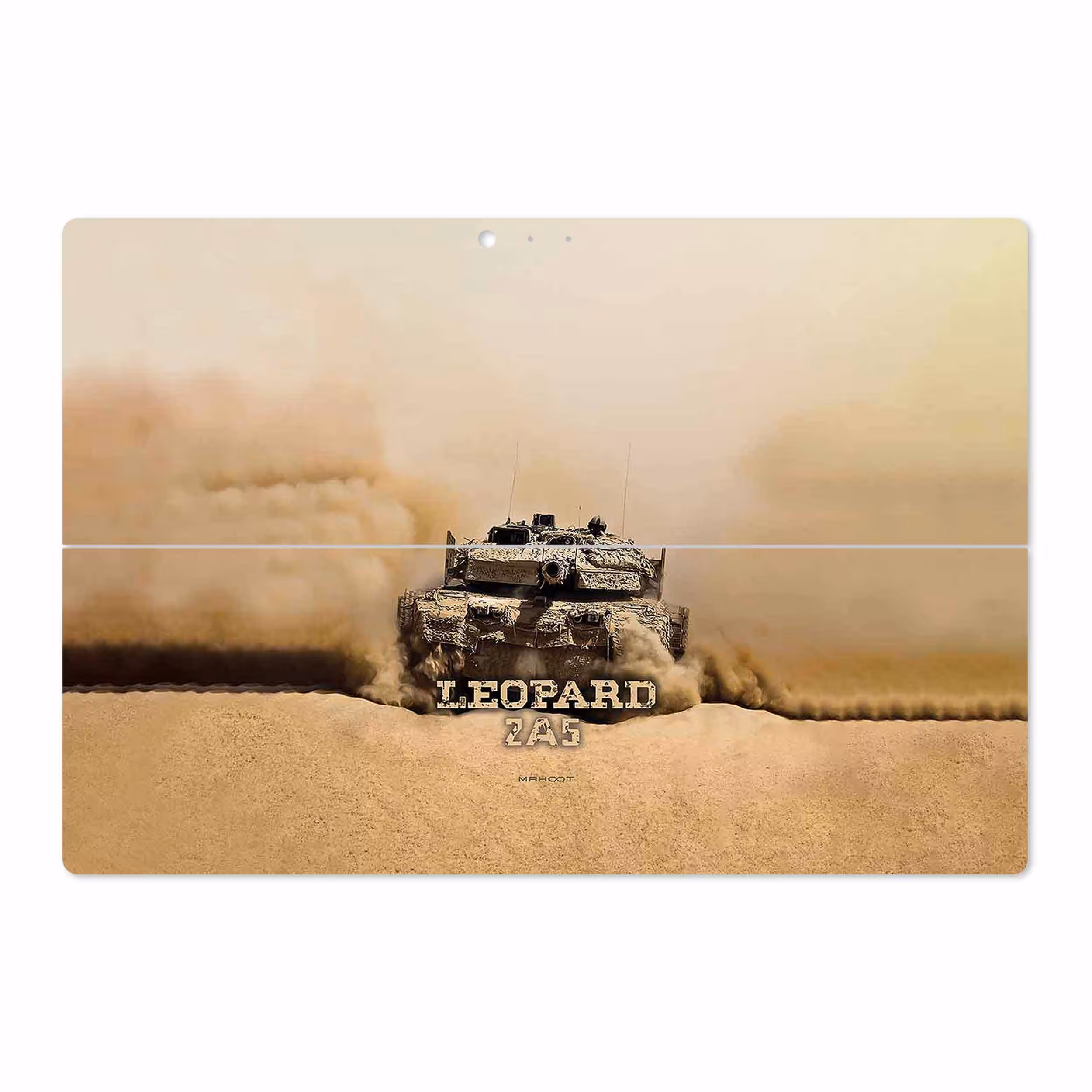 برچسب پوششی ماهوت مدل Leopard 2A5 tank مناسب برای تبلت مایکروسافت Surface Pro 3 2014