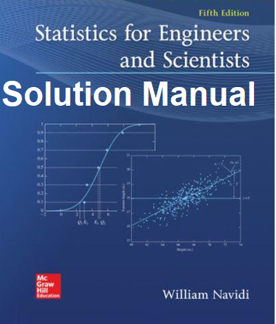 خرید و دانلود نسخه کامل کتاب [Solution Manual] Statistics for Engineers and Scientists (5th edition) - Pdf