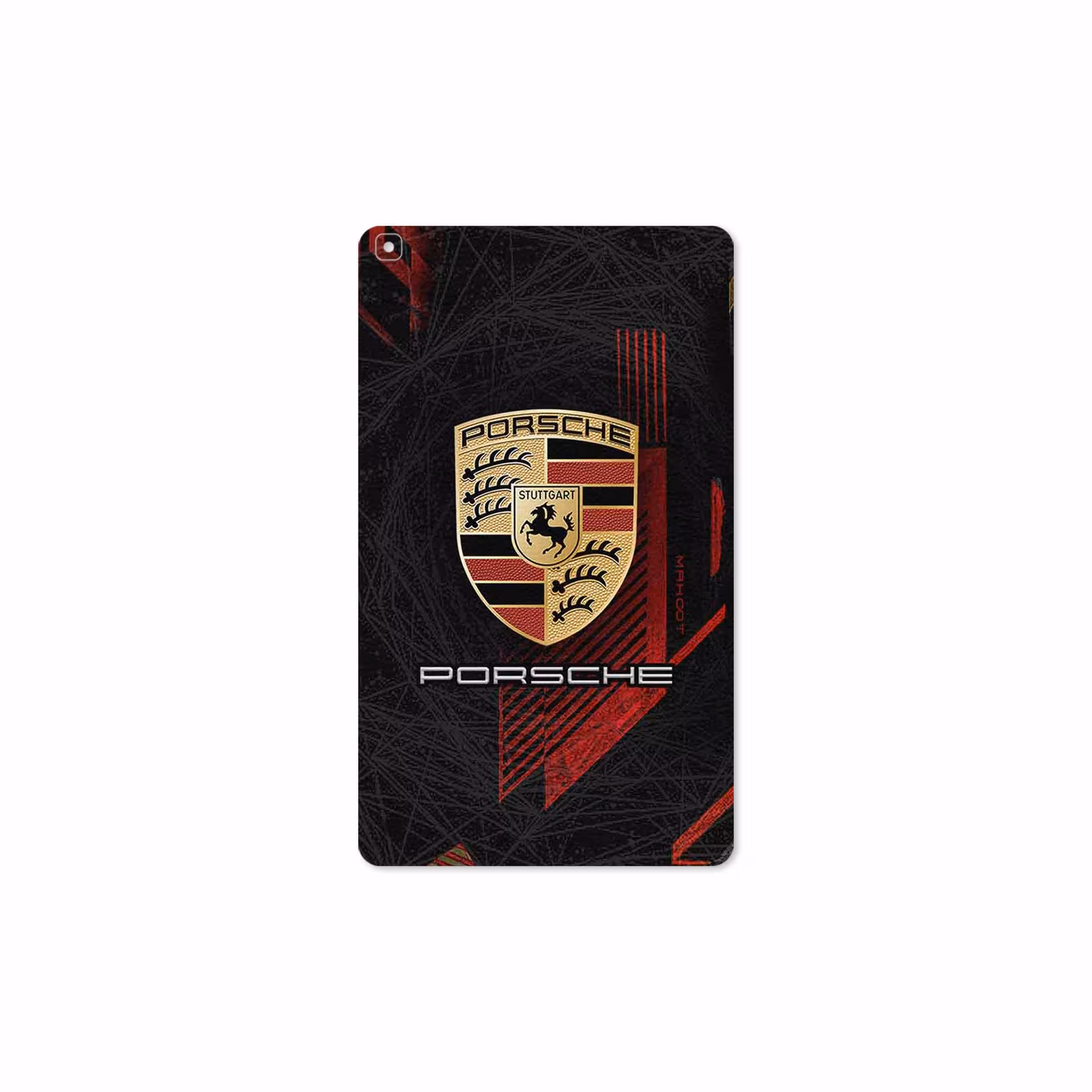 برچسب پوششی ماهوت مدل Porsche-Logo مناسب برای تبلت سامسونگ Galaxy Tab A 8.0 2019 T290