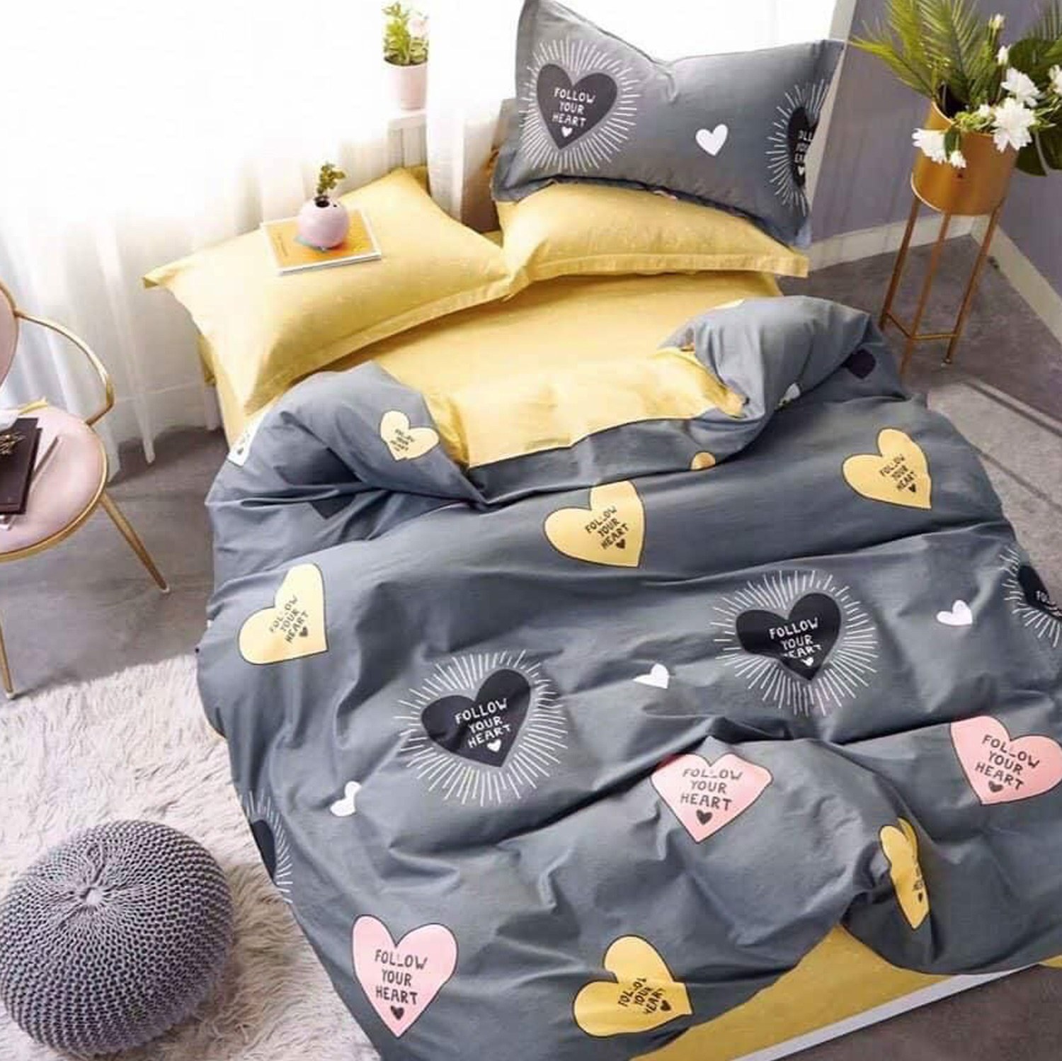 سرویس روتختی مدل  قلبی یکنفره 4 تکه