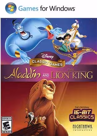 بازی کامپیوتر Disney Classic Games Aladdin and The Lion King