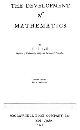 خرید و دانلود نسخه کامل کتاب The development of mathematics (bad pp. 420,444,480,486,493,512,536,548,602)