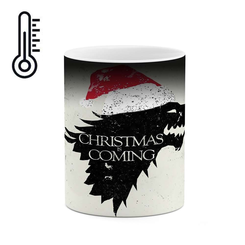 ماگ حرارتی طرح Chrismas Is Coming مدل mgh02070