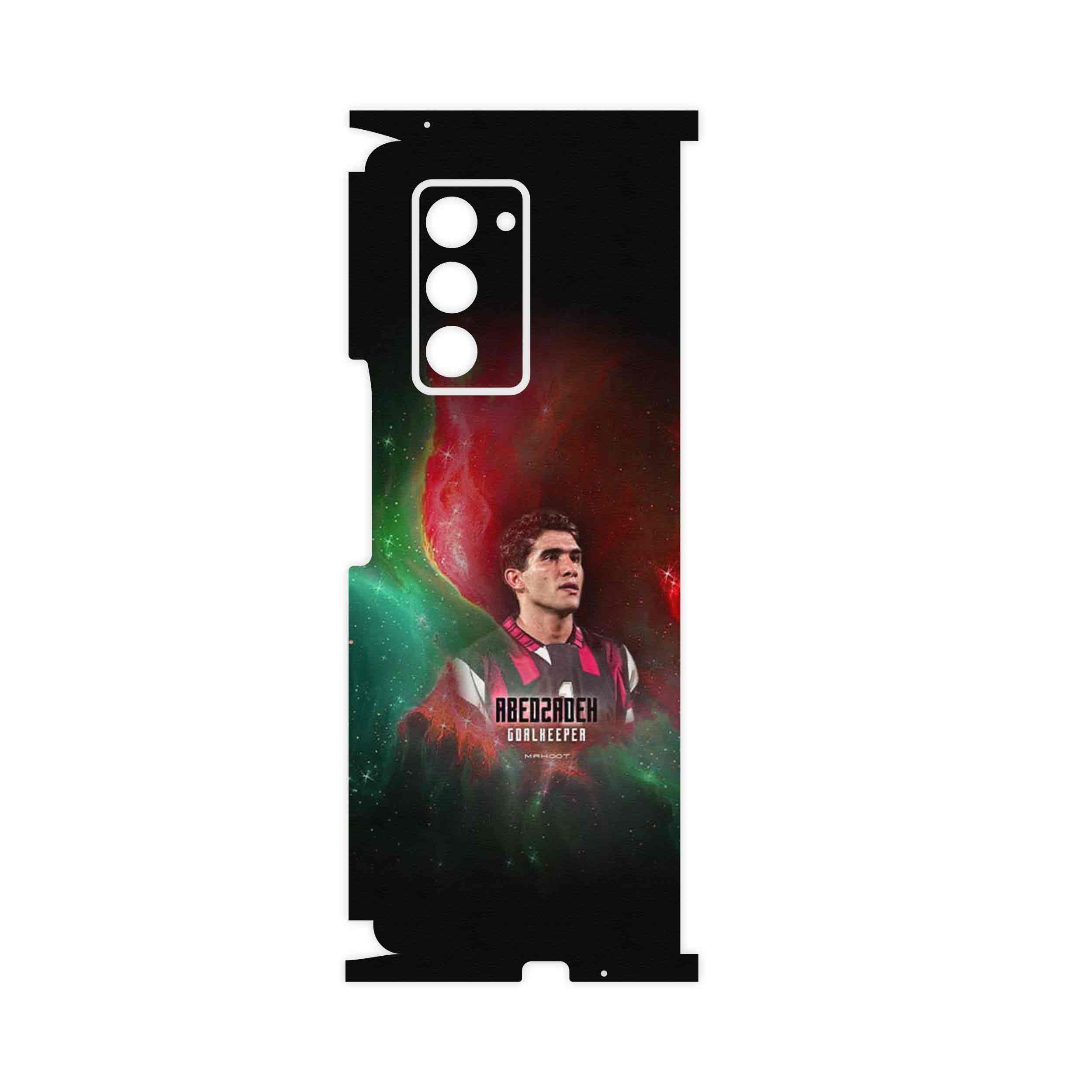 برچسب پوششی ماهوت مدل Ahmad Reza Abedzadeh-FullSkin مناسب برای گوشی موبایل سامسونگ Galaxy Z FOLD 2