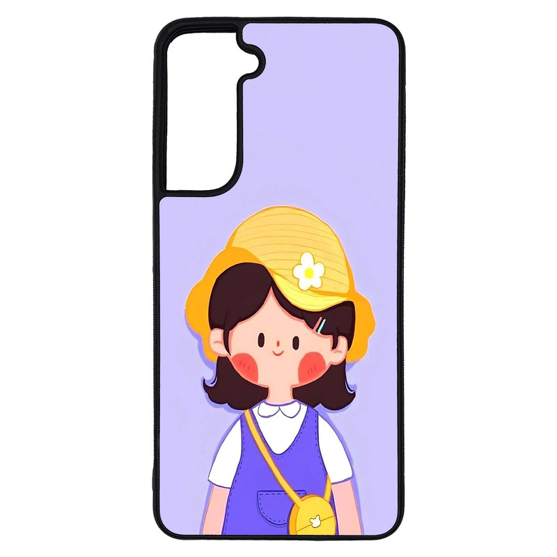 کاور طرح دختر کد G-076 مناسب برای گوشی موبایل سامسونگ Galaxy S21 FE | دیجی قاب دونی