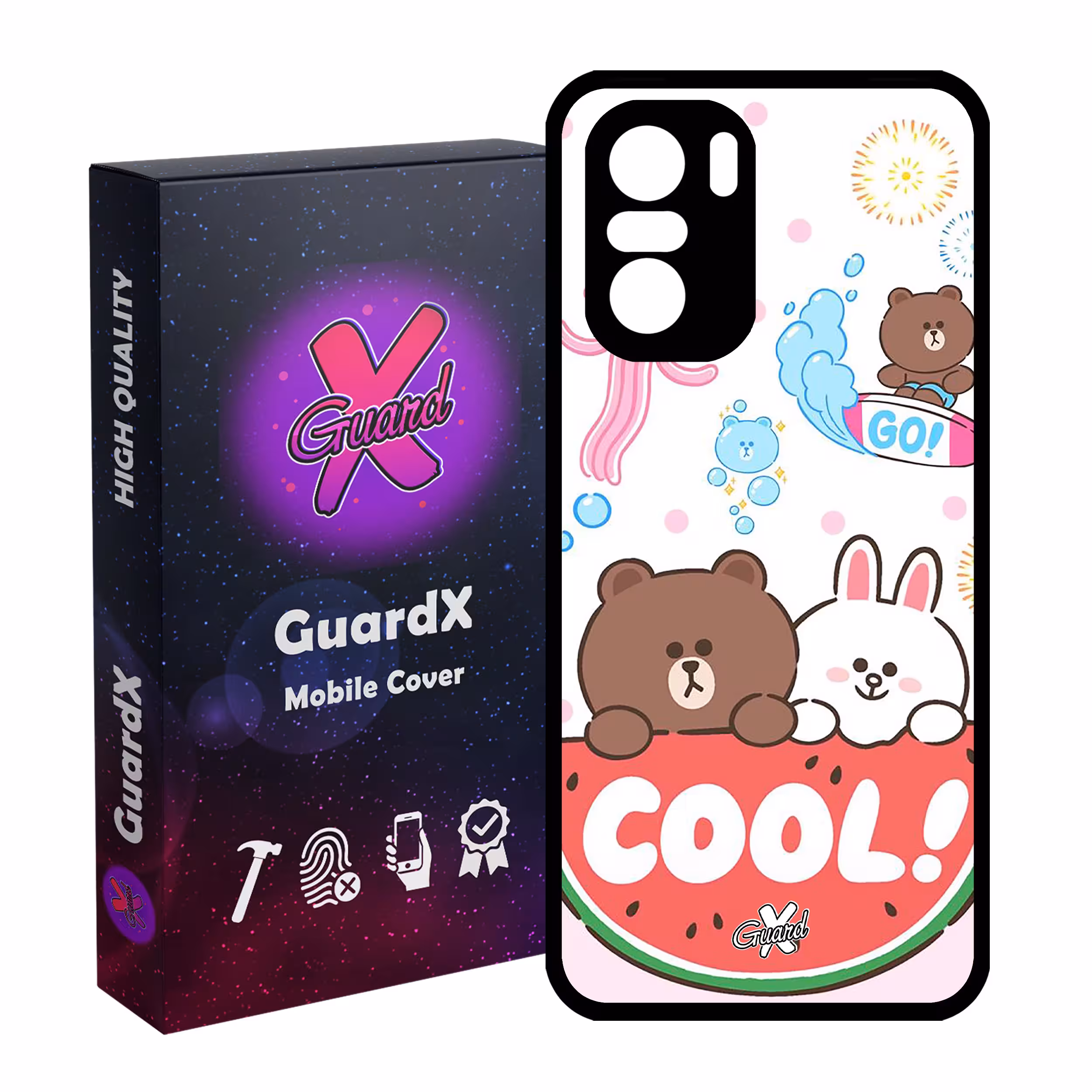 کاور گارد ایکس طرح Cool مدل Glass10071 مناسب برای گوشی موبایل شیائومی Poco F3/MI 11X/MI 11X Pro/Redmi K40/K40 Pro