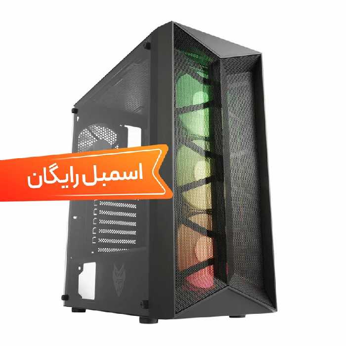 کیس اسمبل شده اف اس پی CMT 211A AMD Ryzen 5 3600/PRIME A520M-A II/16GB 8GBx2/Radeon RX 6500 XT EAGLE 4G
