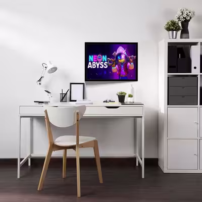تابلو مدل neon abyss کد F-14024