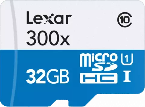 مموری کارت 32گیگابایت Lexar مدل High-Performance 300x