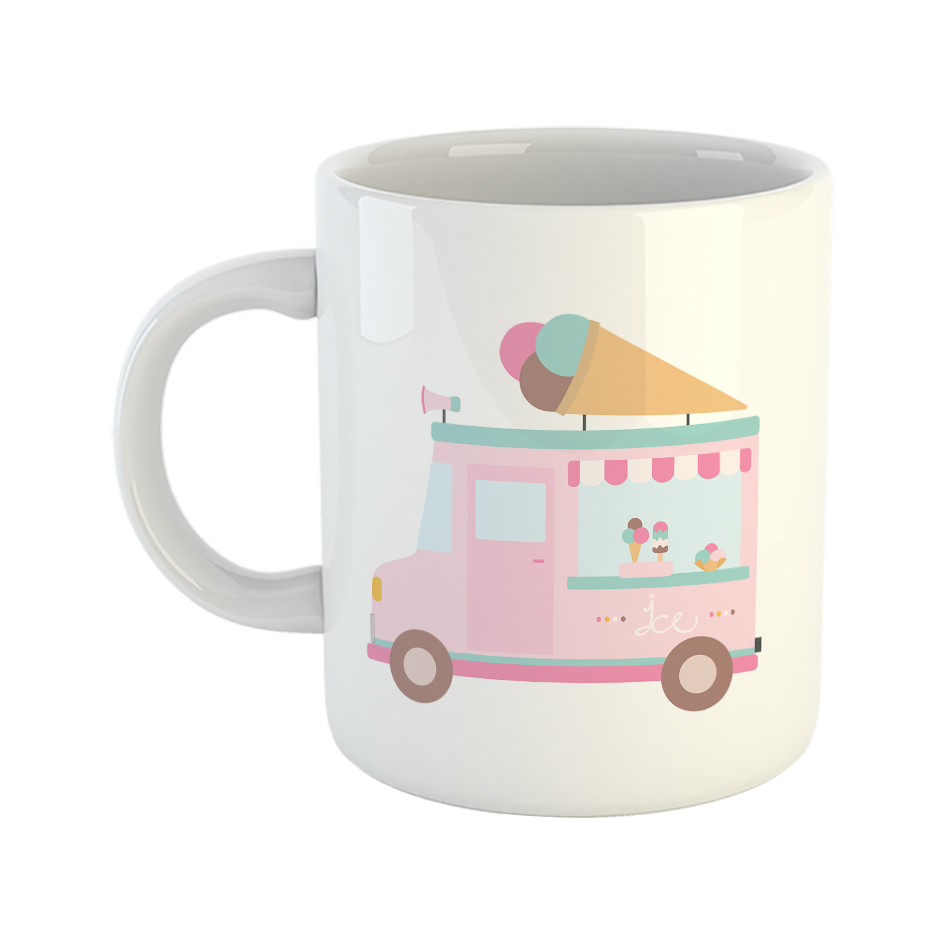 ماگ طرح ماشین بستنی