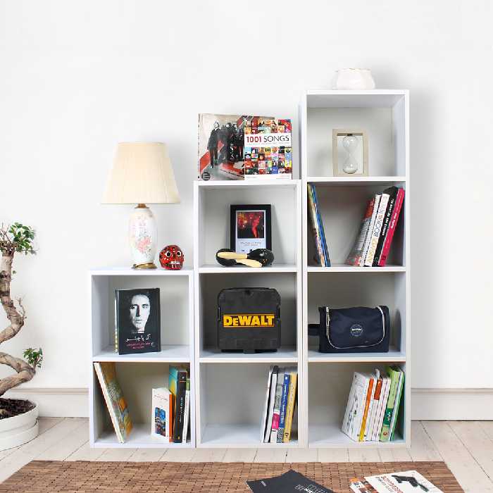 کتابخانه باکس ماکس مدل پلکانی