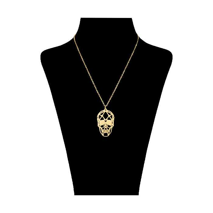 گردنبند مدل اسکلتی کد Ta-Mnt02