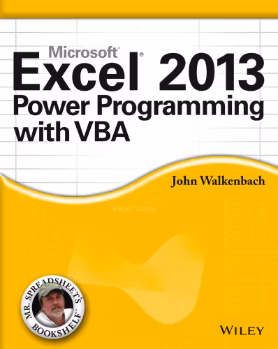 خرید و دانلود نسخه کامل کتاب Excel 2013 Power Programming with VBA