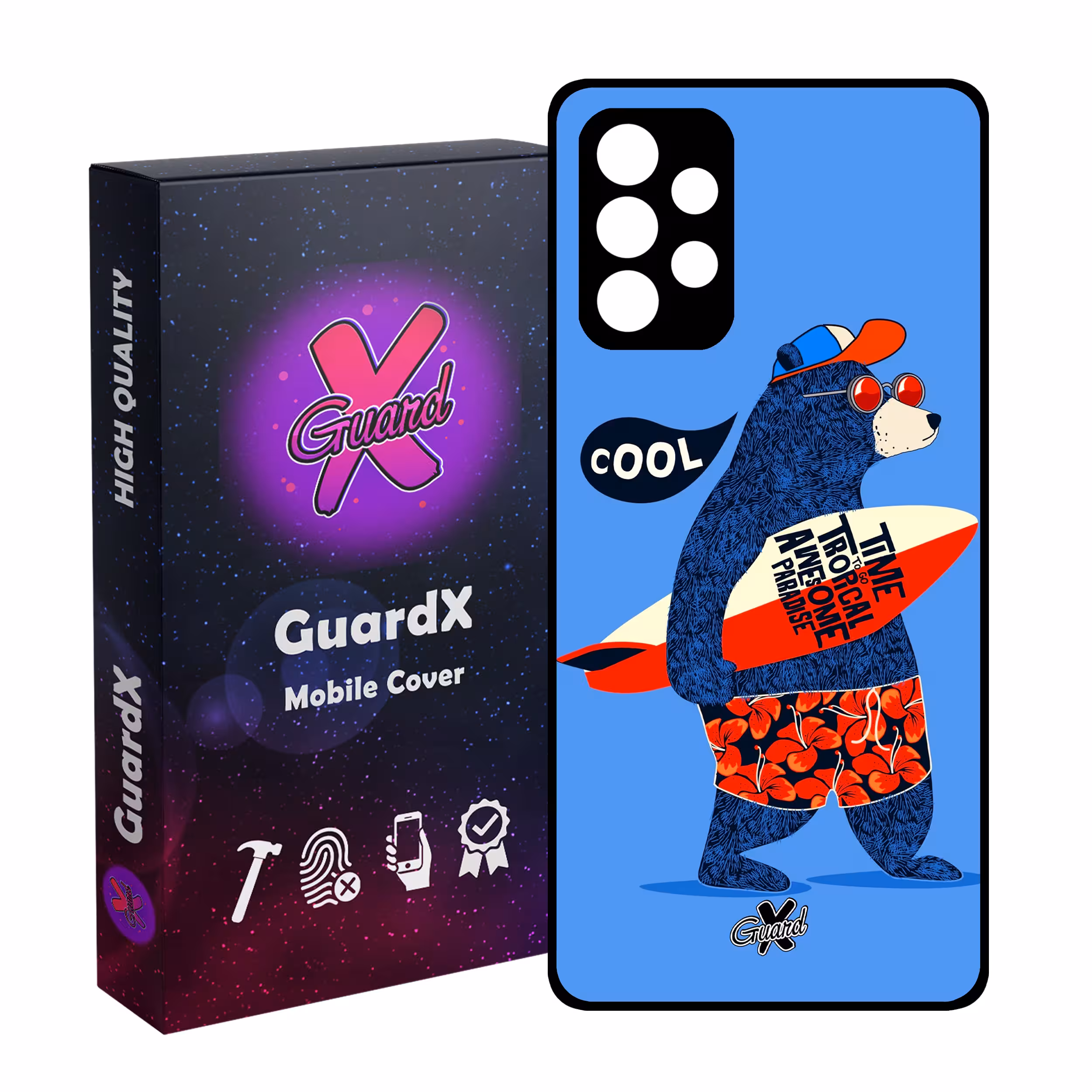 کاور گارد ایکس طرح Pet مدل Glass10220 مناسب برای گوشی موبایل سامسونگ Galaxy A32 4G