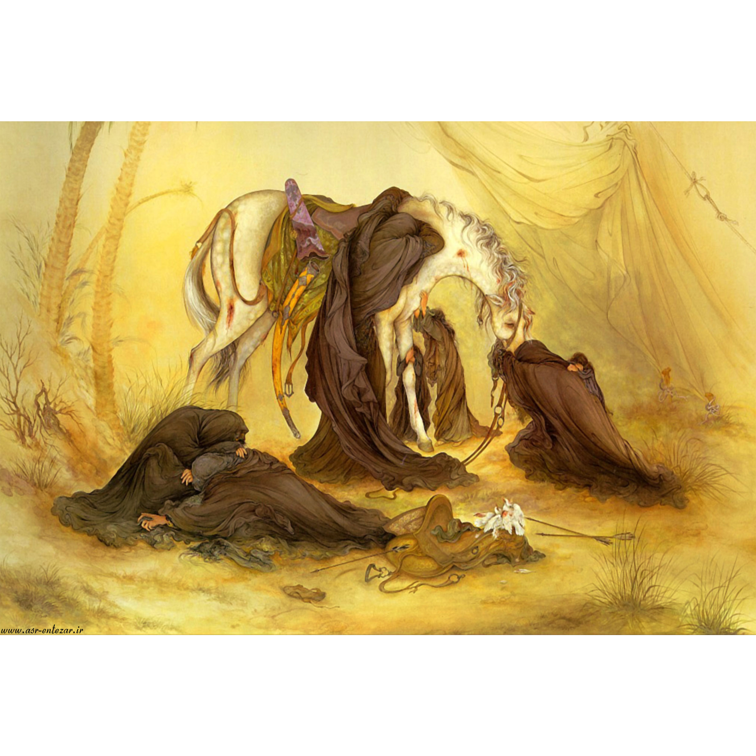 تابلو شاسی مدل اسب امام حسین ذوالجناح T2963