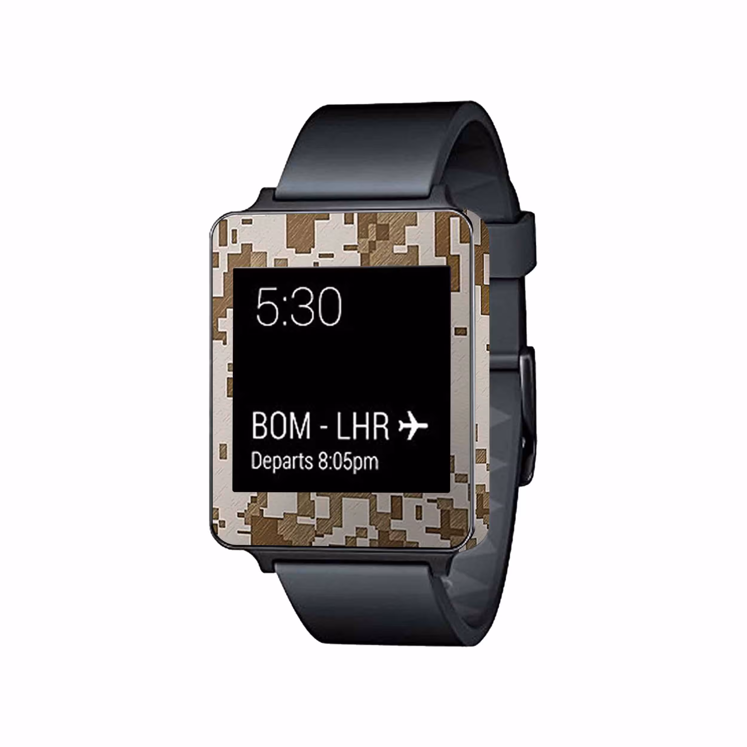 برچسب ماهوت طرح Army Desert Pixel مناسب برای ساعت هوشمند ال جی G Watch