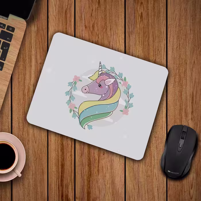 ماوس پد طرح یونیکورن کد P100344