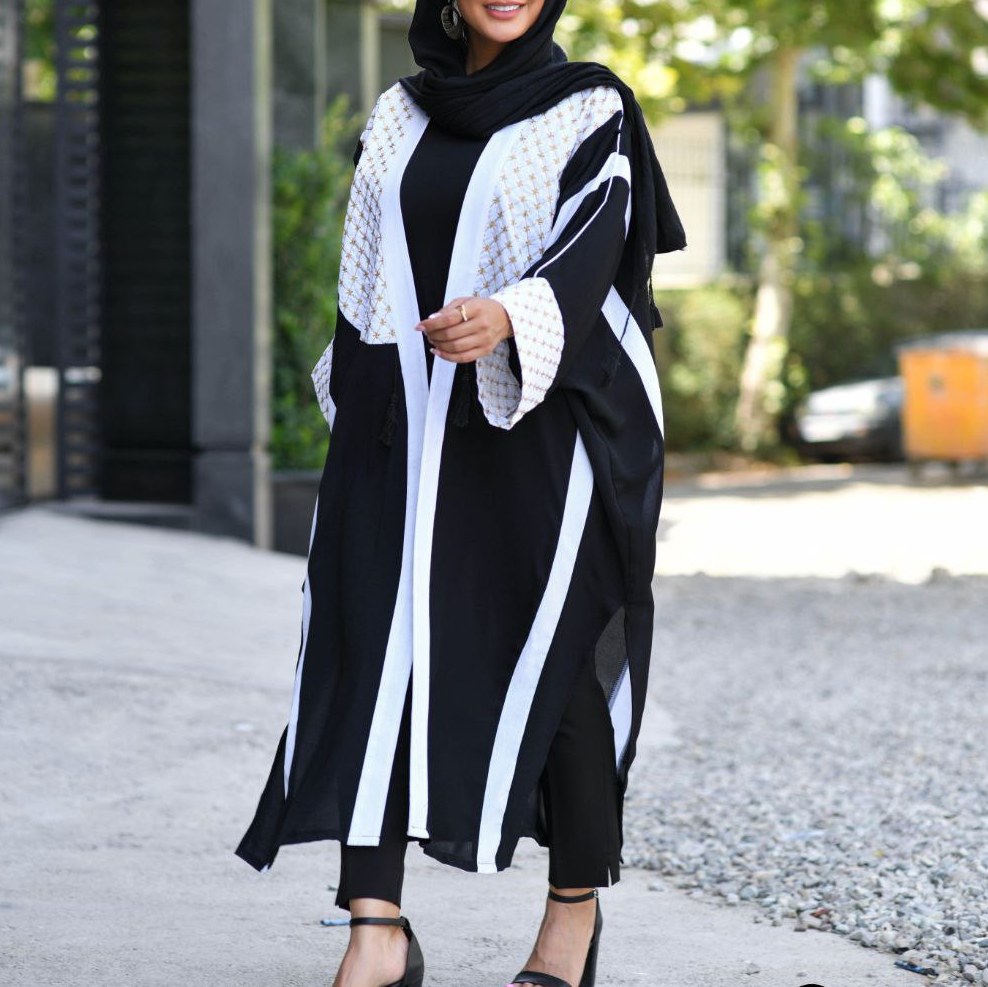 مانتو مشکی بلند زنانه 
