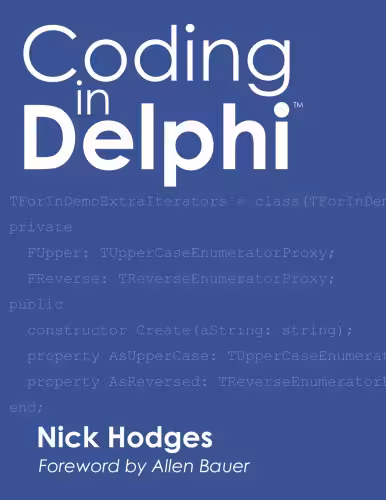 خرید و دانلود نسخه کامل کتاب Coding In Delphi