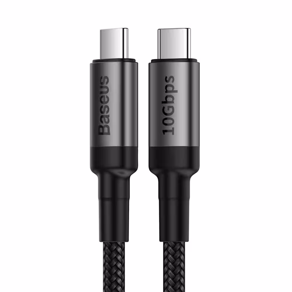 کابل شارژ USB-C به USB-C بیسوس مدل Cafule Series PD3.1 CATKLF-SG1 طول 1 متر توان 100 وات