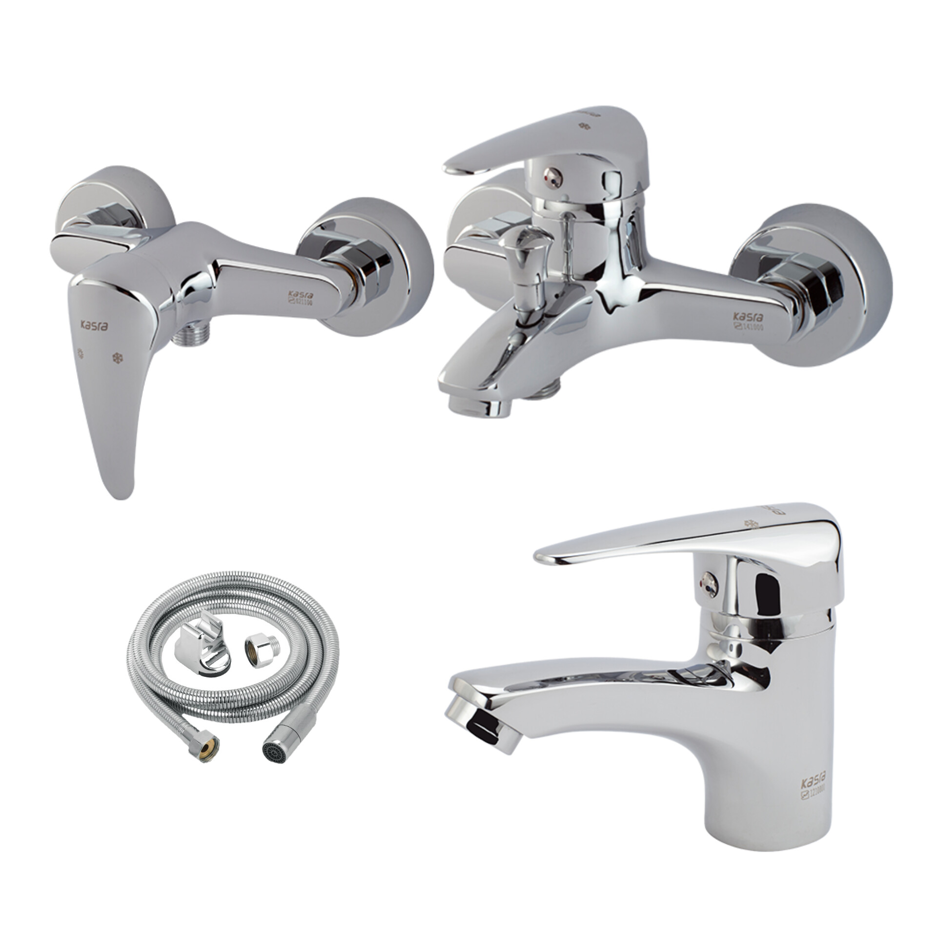 ست شیرآلات کسری مدل کارون مجموعه 4 عددی