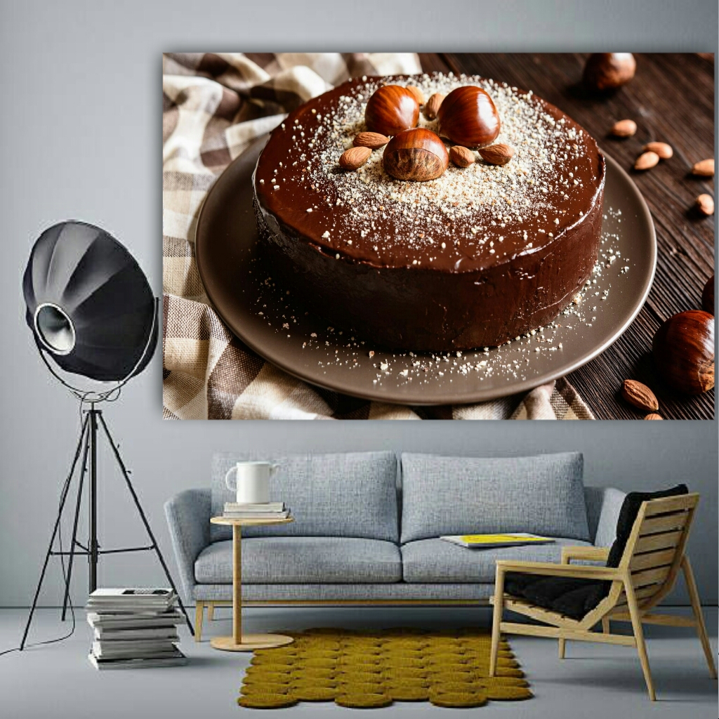 تابلو بوم طرح کیک کد BH448