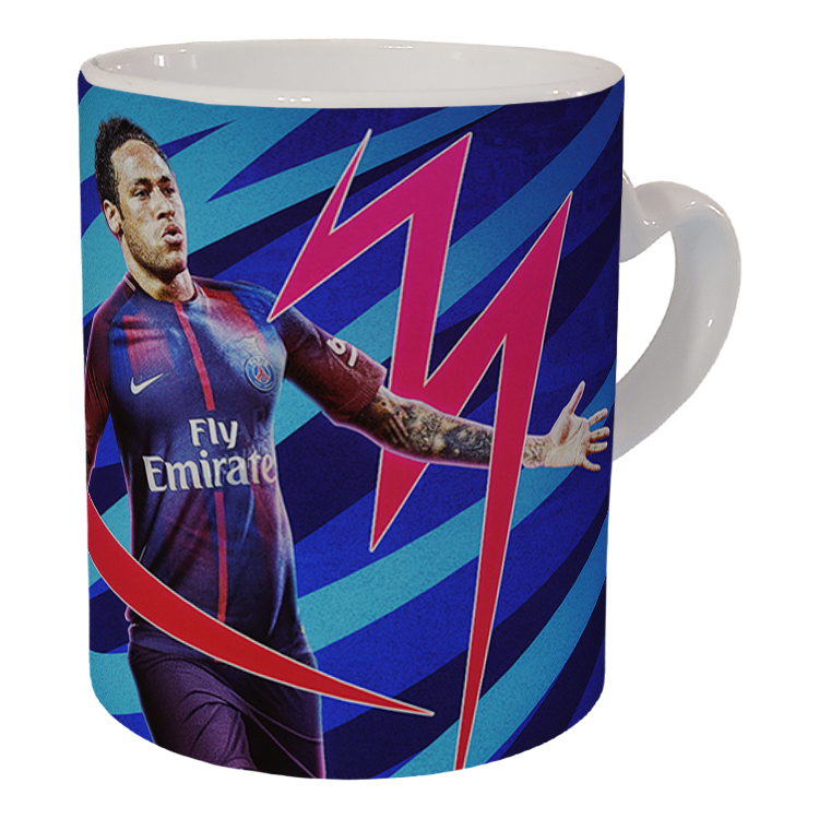 ماگ مدل دسته قلبی طرح نیمار کد 77