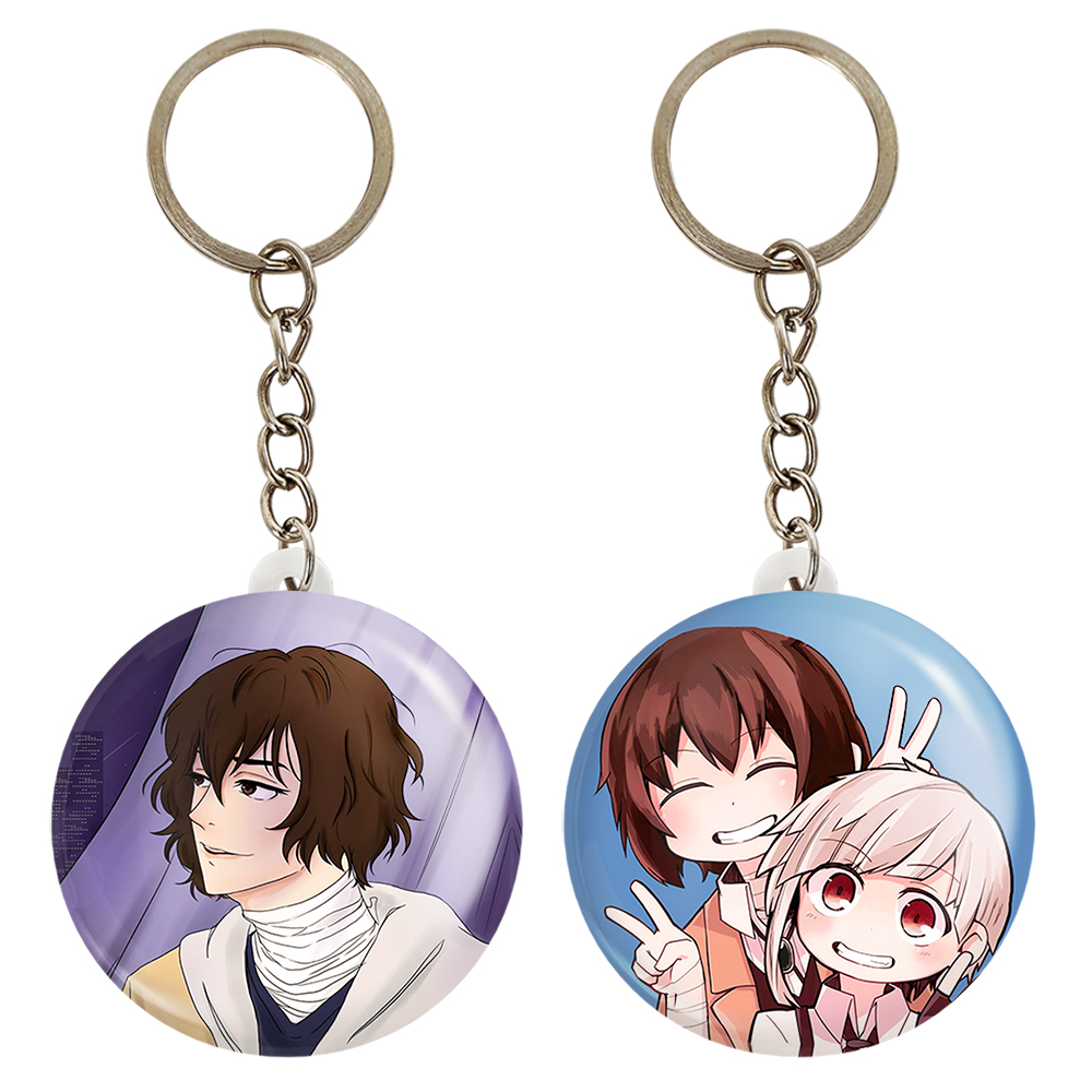 جاکلیدی خندالو مدل آتسوشی و دازای انیمه سگ های ولگرد بانگو کد 1567515676 مجموعه 2 عددی