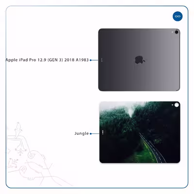 برچسب پوششی ماهوت مدل Jungle مناسب برای تبلت اپل iPad Pro 12.9 (GEN 3) 2018 A1983