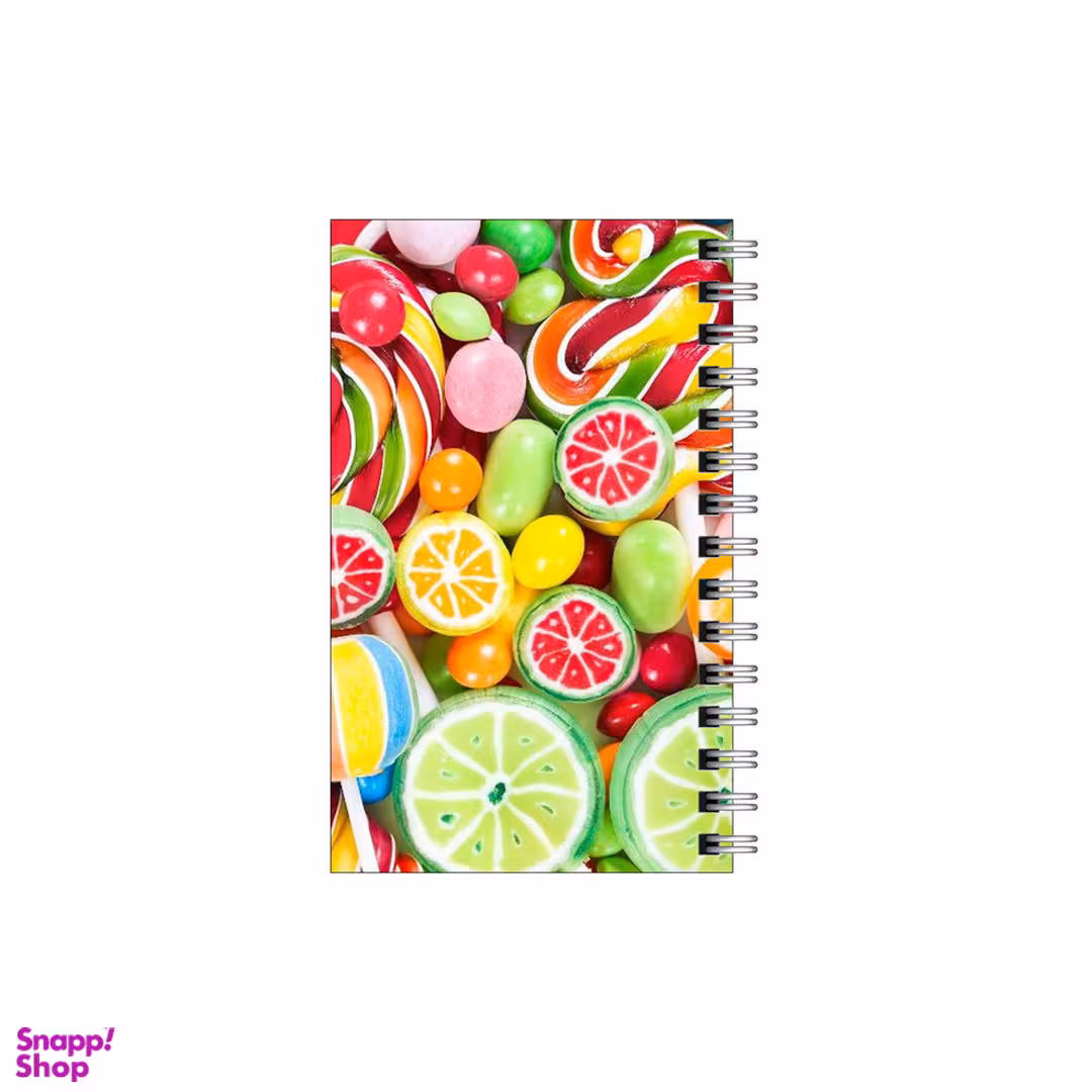 دفترچه یادداشت 60 برگ مدل to do list طرح بک گراند آبنبات آبنباتی کد 2287474
