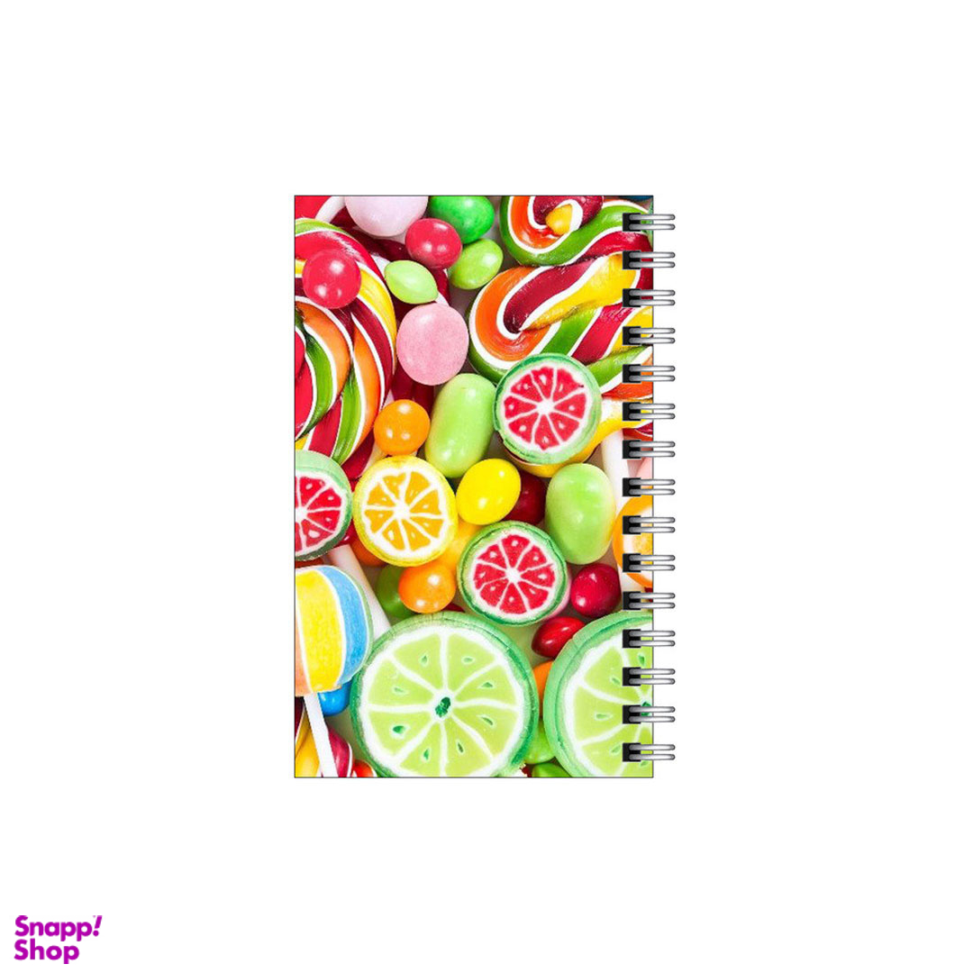 دفترچه یادداشت 60 برگ مدل to do list طرح بک گراند آبنبات آبنباتی کد 2287474