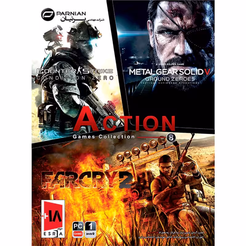 بازی Action Games Collection 8 کامپیوتر نشر پرنیان