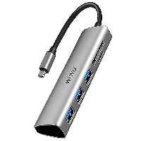 هاب تایپ سی 5 پورت ویوو WiWU 5 in 1 Type-C Hub Alpha 532ST