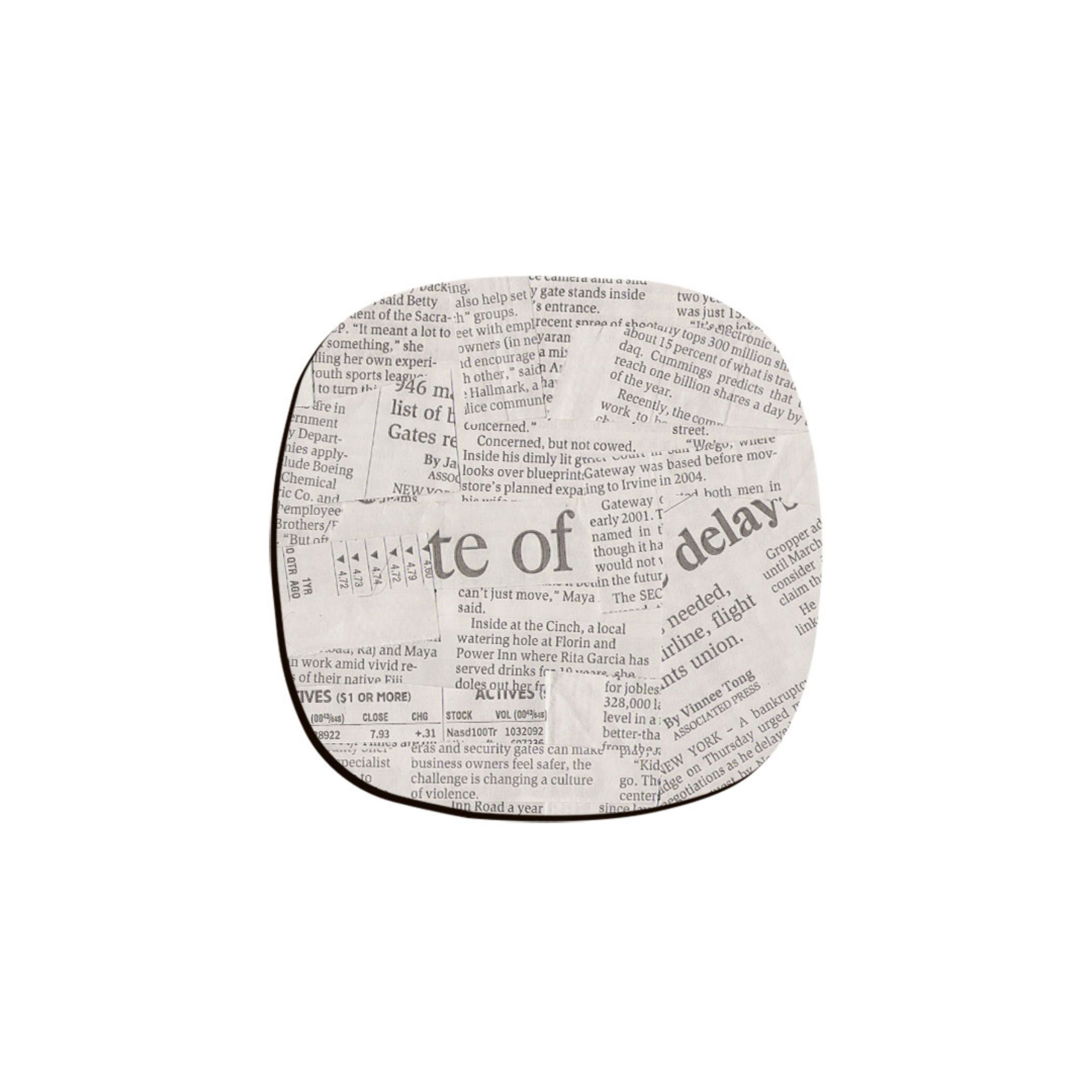 زیرلیوانی ترمه طراحان ایده مدل بریده روزنامه کد cfp021