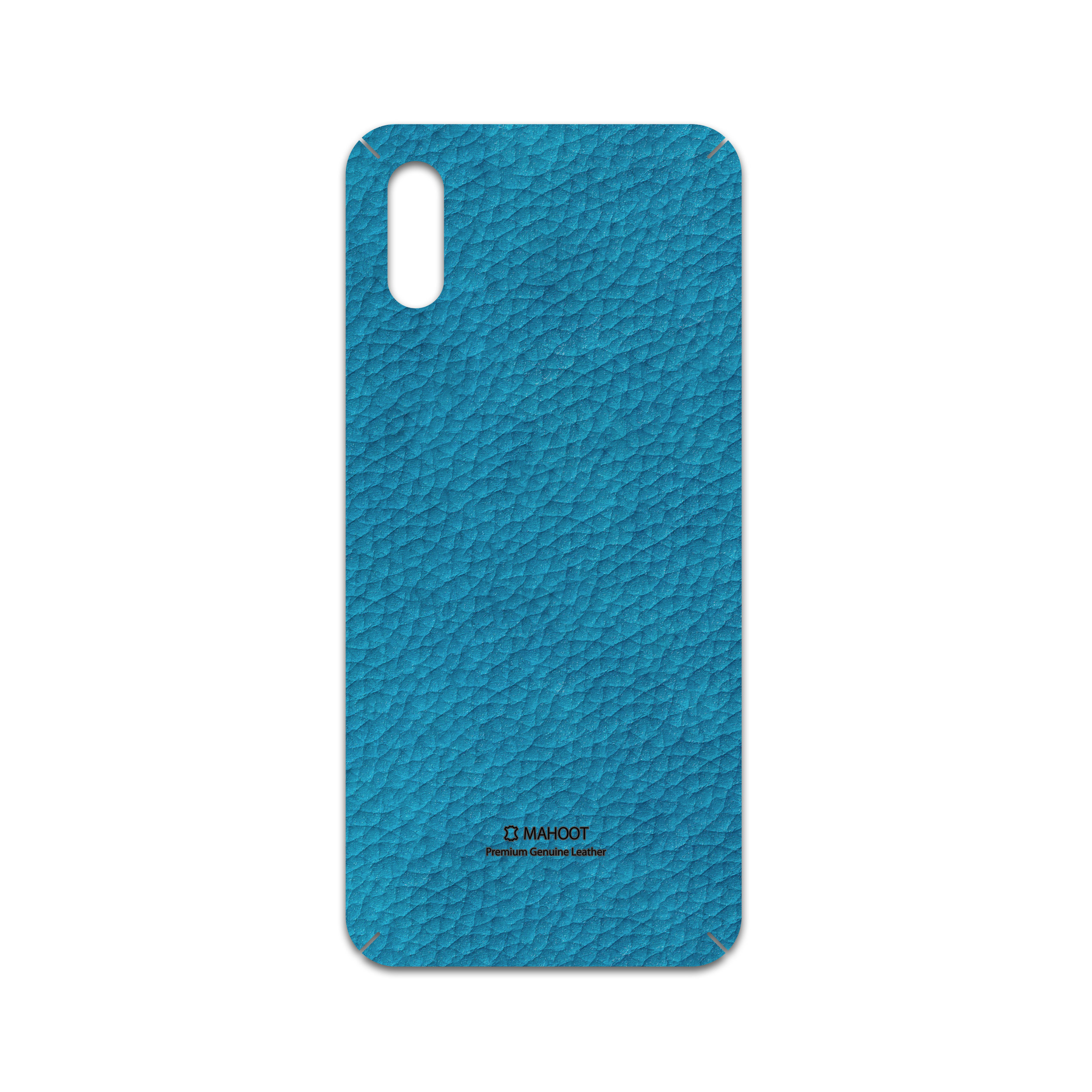 برچسب پوششی ماهوت مدل Blue-Leather مناسب برای گوشی موبایل شیائومی Redmi 9A