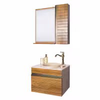 روشویی کابینتی تجسم مدل 60 DZ - آینه و روشویی تجسم