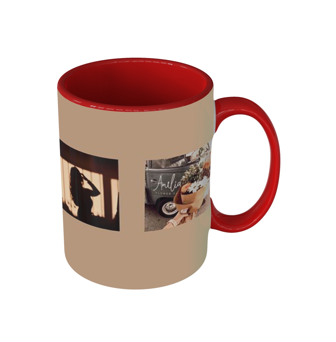 ماگ حرارتی طرح اسم گرافیکی عکس روز عشق 