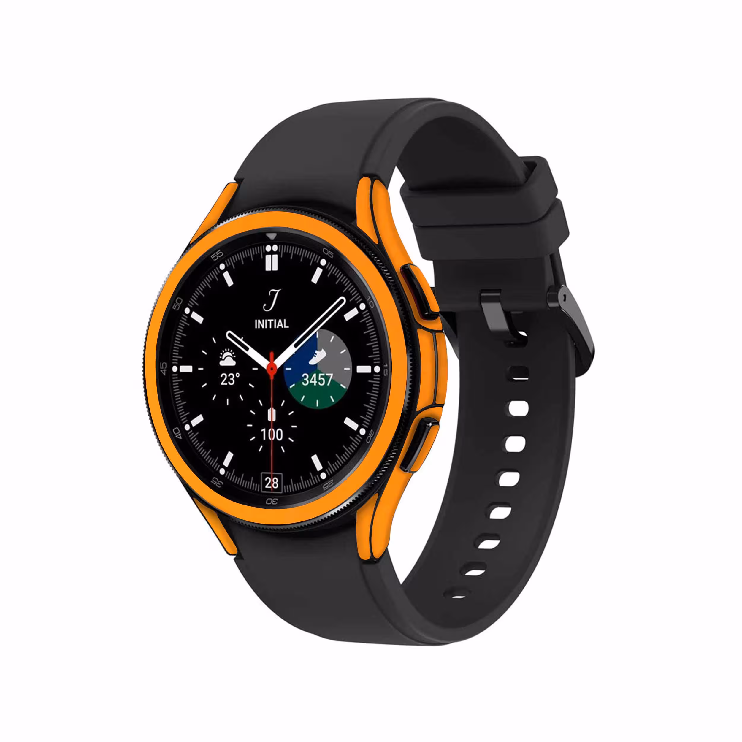 برچسب ماهوت طرح Matte Orange مناسب برای ساعت هوشمند سامسونگ Watch4 Classic 46mm