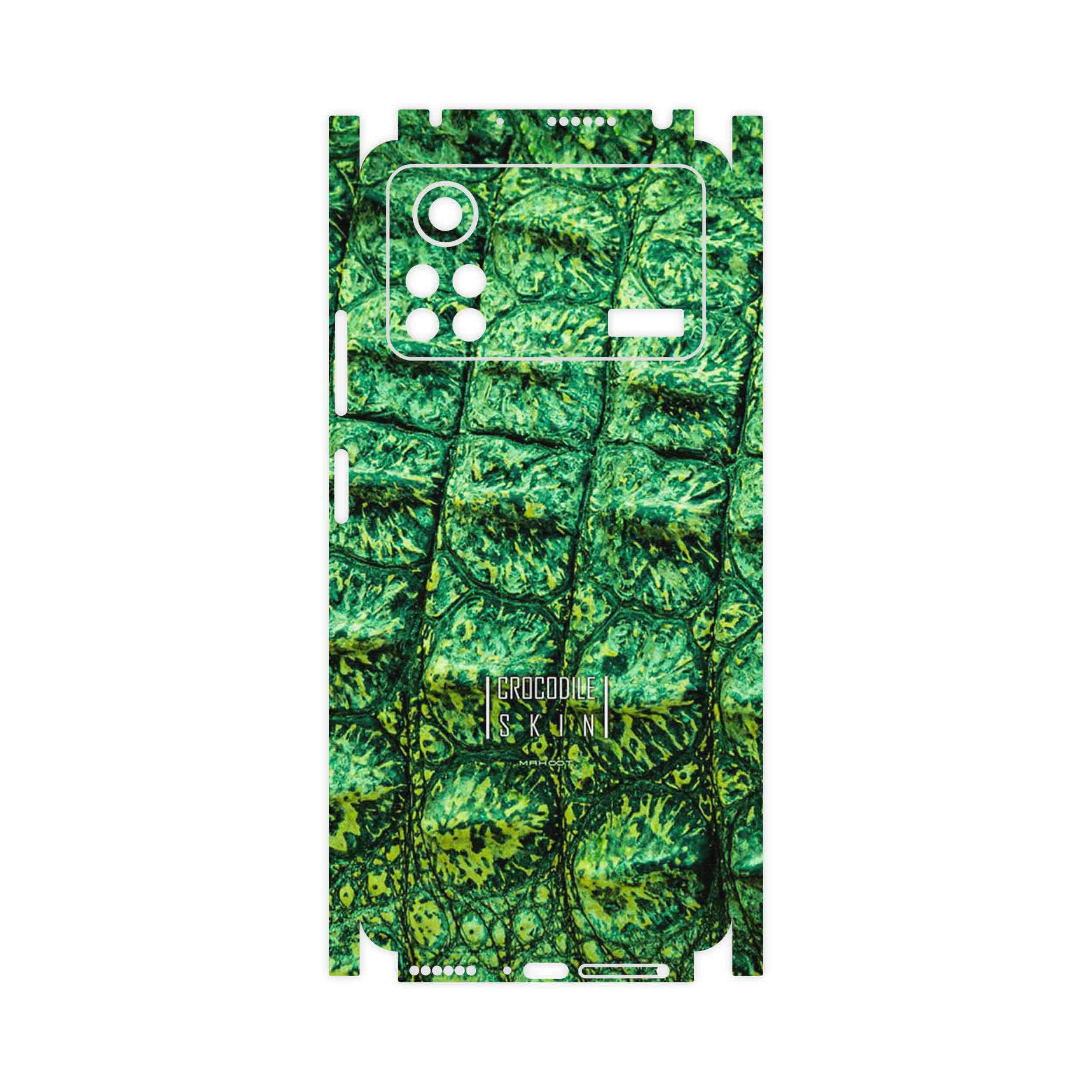 برچسب پوششی ماهوت مدل Crocodile Skin-FullSkin مناسب برای گوشی موبایل شیائومی Poco X4 Pro 5G