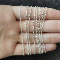 زنجیر نقره طرح کلاسیک 50 تا 55 سانتی ( گردنبند فلامینگو )