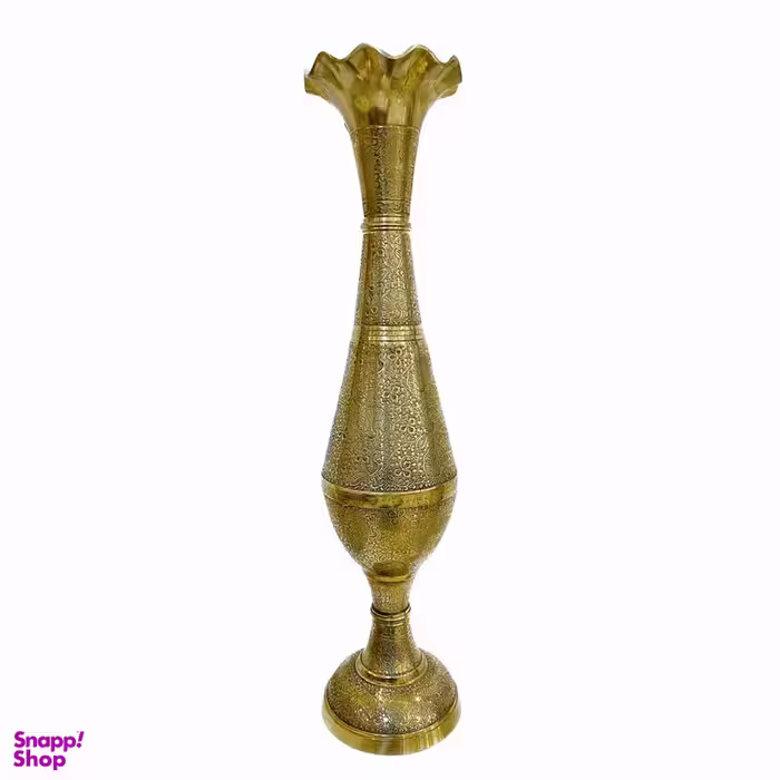 گلدان برنجی مدل لب چین کد 1376