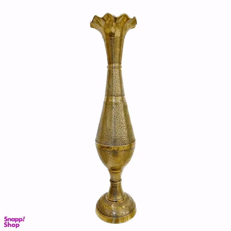 گلدان برنجی مدل لب چین کد 1376