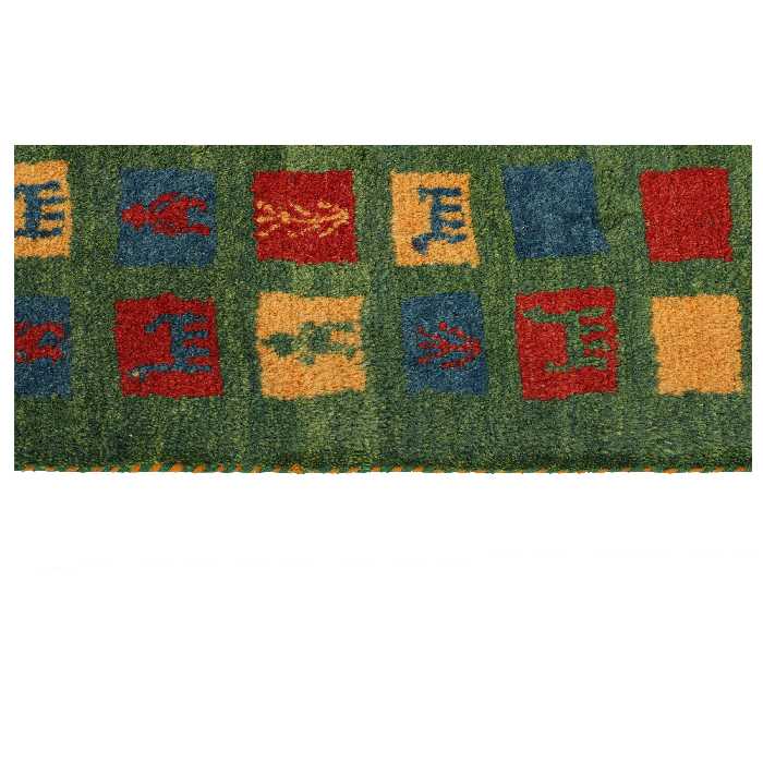 گبه دستبافت یک متری مدل ایلیاتی 522928