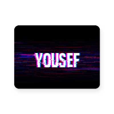 برچسب تاچ پد دسته بازی پلی استیشن 4 ونسونی طرح Yousef