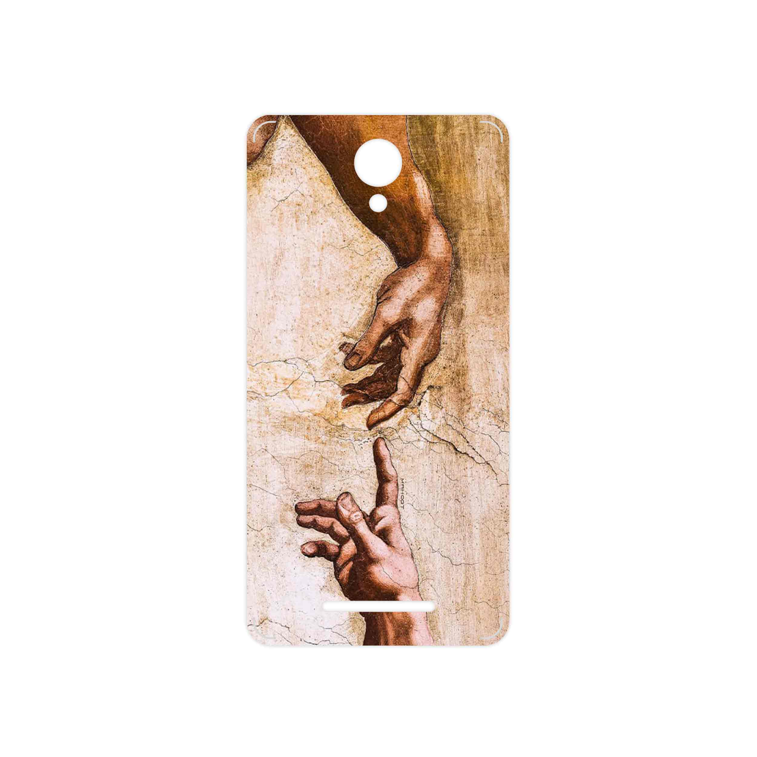 برچسب پوششی ماهوت مدل The Creation of Adam of MichelAnge مناسب برای گوشی موبایل شیائومی Redmi Note 2