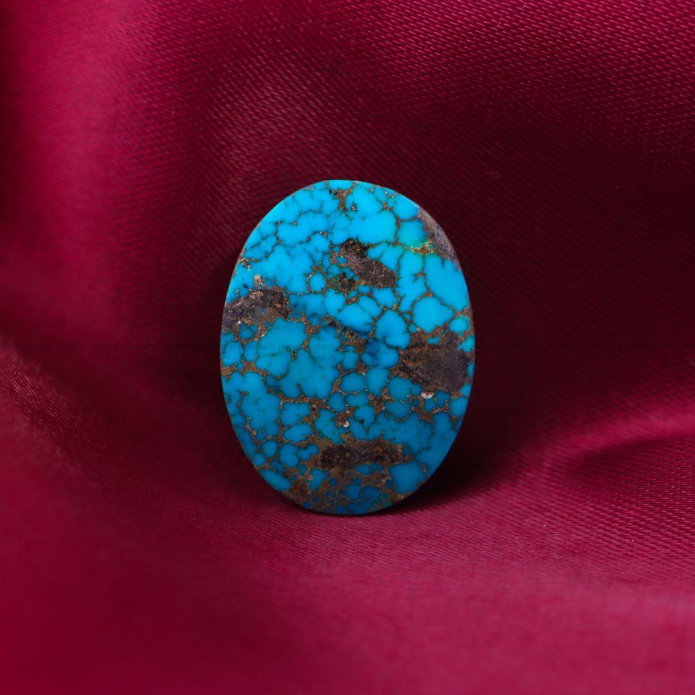 نگین فیروزه شجری کد 11988 - جواهری مشاهیر