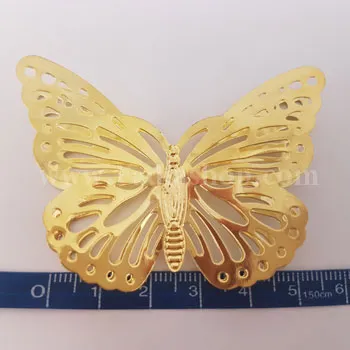 پروانه تزئینی طلایی کد 199