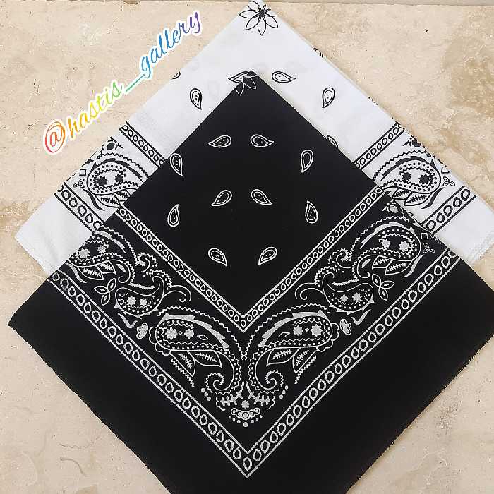 دستمال سر با طرح های متنوع