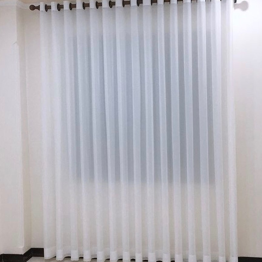 پرده حریر شاین با دوخت در ارتفاع دلخواه (قیمت هر یک متر) 