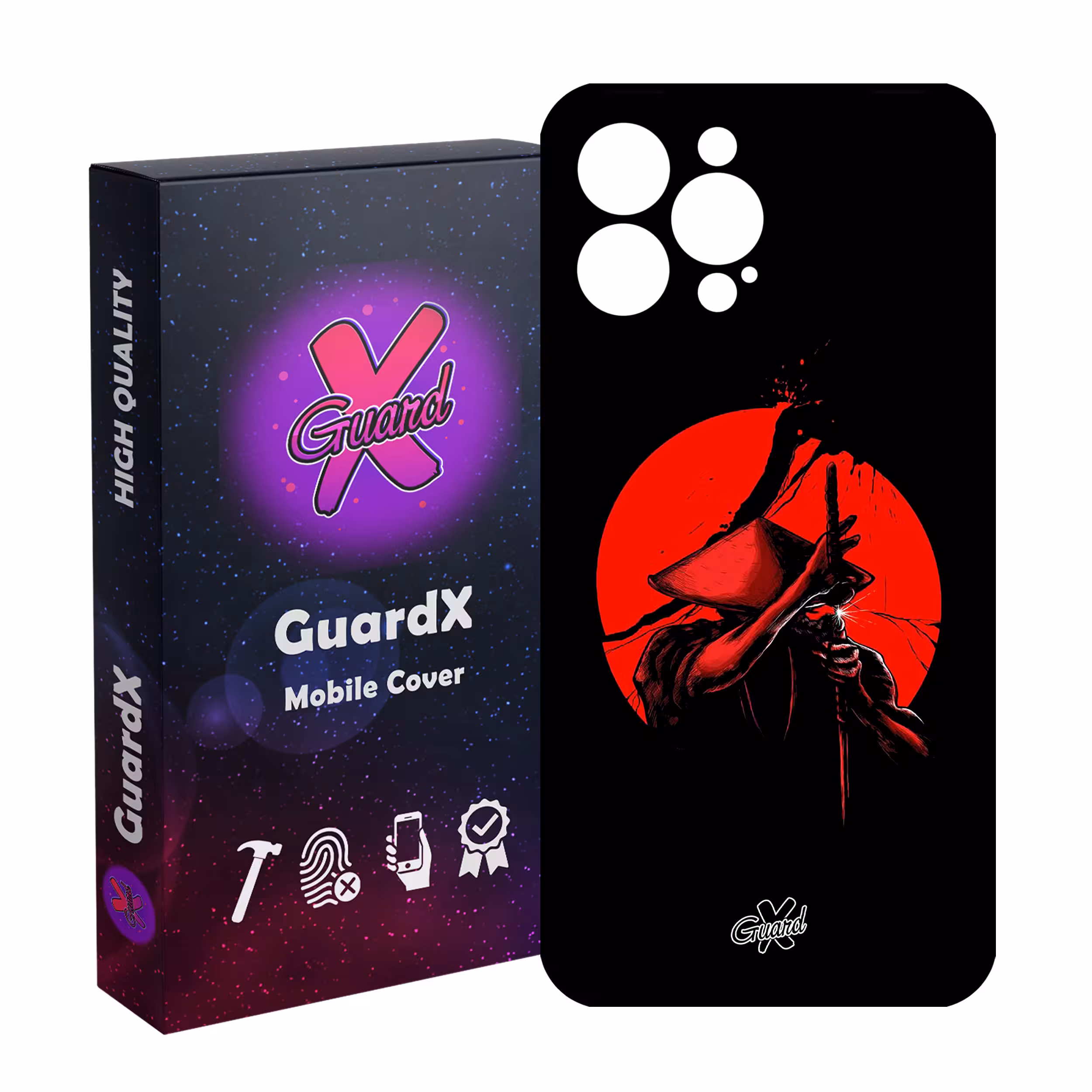 کاور گارد ایکس طرح Samurai مدل Glass10251 مناسب برای گوشی موبایل اپل iPhone 13 Pro Max